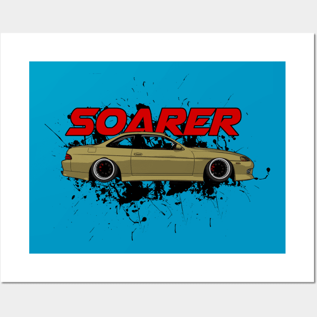 Toyota soarer Wall Art by JDMzone